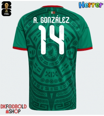 Mexico Armando Gonzalez #14 Hjemmebanetrøje VM 2026 Kort ærmer